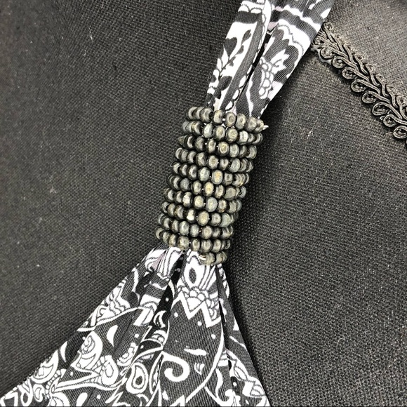 Cristinalove black/white halter dress - Picture 4 of 7